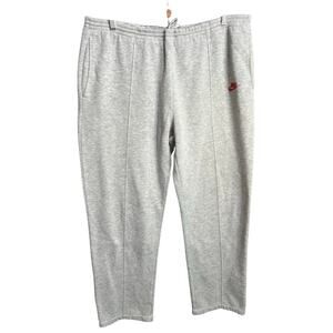 Nike Sweat Grey Pants VTG XL Relax Comfort Lounge Drawstring Athletic Athleisure
